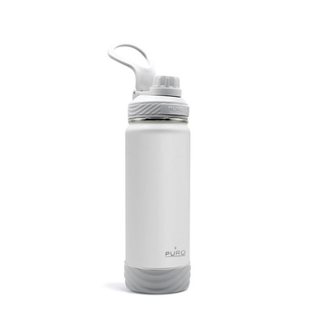 PURO Outdoor - Bouteille thermique en acier inoxydable 500 ml (Gris clair)