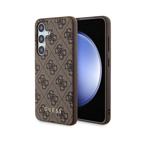 Guess 4G Metal Gold Logo - Samsung Galaxy S24 Case (brown)