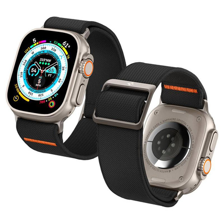 Spigen Fit Lite Ultra - Armband für Apple Watch 42/44/45/49 mm (Schwarz)