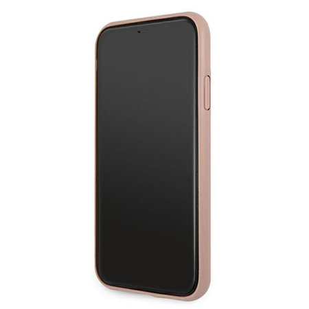 Guess 4G Big Metal Logo - Coque iPhone 11 (rose)