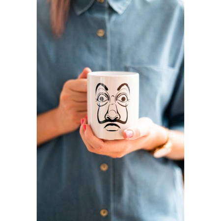 Maison du papier - Mug en céramique dans un coffret cadeau 330 ml (La Casa De Papel Mask)