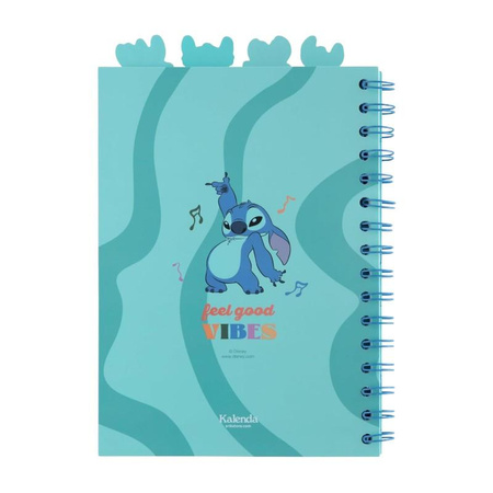 Disney Stitch - Quaderno A5 / Quaderno della collezione Waves