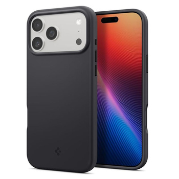 ETUI DO IPHONE 17 PRO do MAGSAFE SPIGEN SILIKONOWE ORYGINALNE CZARNE CASE