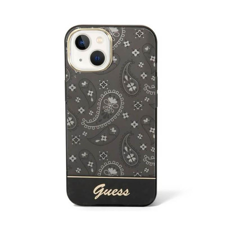 Guess Bandana Paisley - pouzdro pro iPhone 14 Plus (černá)