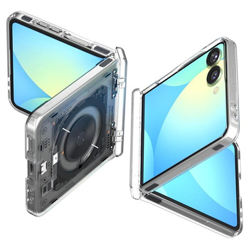 ETUI MAGSAFE SPIGEN DO GALAXY Z FLIP 7, Case Przezroczyste, Magnetyczne