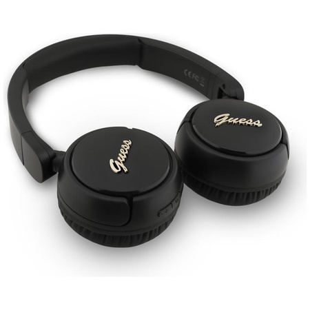 Guess Metal Logo Script - Bluetooth kabellose In-Ear-Kopfhörer V5.3 (schwarz)