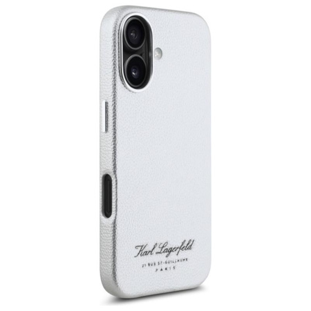 Karl Lagerfeld Hotel RSG - iPhone 16 Tasche (grau)