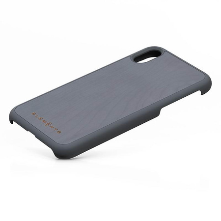 Nordic Elements Original Gefion - Coque en bois pour iPhone XR (Gris moyen)