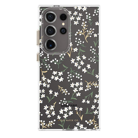 Rifle Paper Clear - Pouzdro pro Samsung Galaxy S24 Ultra (Petite Fleurs)