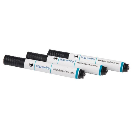 Topwrite - Dry erase board marker 3 pcs. (black)