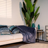 Koc flanelowy 200x150cm (niebieski)