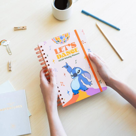 Disney Stitch - Calendrier / semainier A5 2025/2026