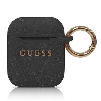 Guess Silicone Case - AirPods Case (Black)