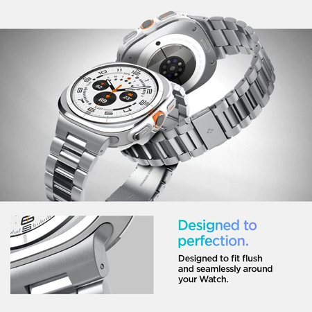 Spigen Modern Fit Band - Bracelet pour Samsung Galaxy Watch Ultra 47 mm (Argent)