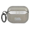 Karl Lagerfeld Choupette Head Glitter - pouzdro na Airpods Pro (černé)