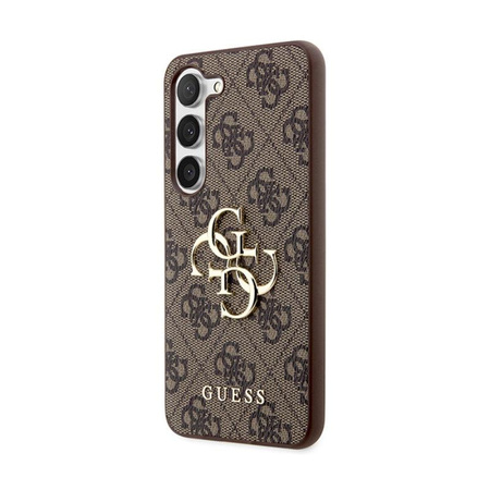 Guess 4G Big Metal Logo - Samsung Galaxy S23 FE Gehäuse (braun)