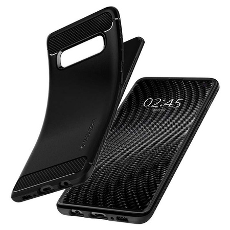 Spigen Rugged Armor – Hülle für Samsung Galaxy S10 (Schwarz)