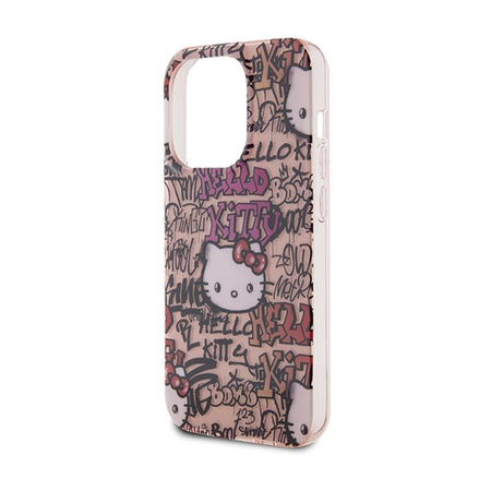 Hello Kitty IML Tagy Graffiti - pouzdro pro iPhone 15 Pro Max (růžové)