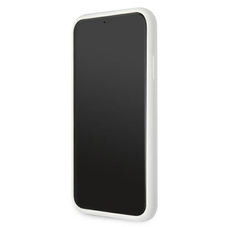 Karl Lagerfeld Silicone Stack Logo - Etui iPhone 11 (biały)