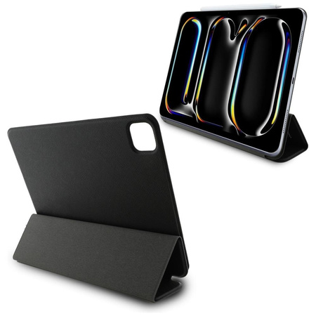 Karl Lagerfeld Buchhülle Saffiano Magnetic Karl & Choupette - iPad Pro 11" M4 Hülle (2024) (schwarz)