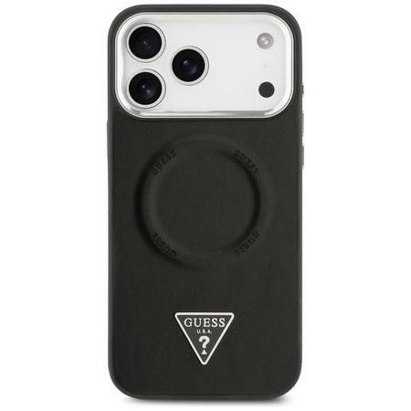Guess Triangle Logo MagSafe - Case iPhone 17 Pro (Black)