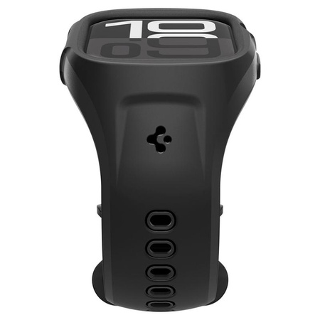 Spigen Liquid Air Pro - Pánt tokkal Apple Watch 10 46 mm-es órához (matt fekete)