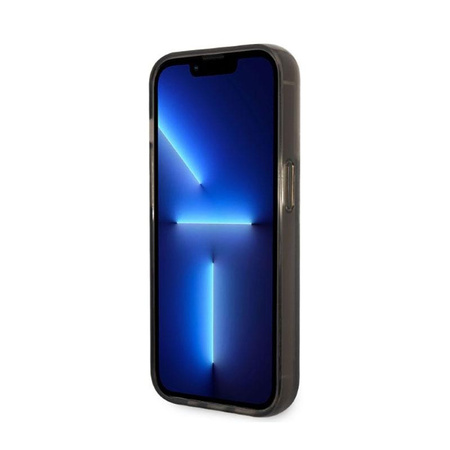 Karl Lagerfeld Liquid Glitter NFT Choupette Head - Hülle für iPhone 14 Pro (Schwarz)