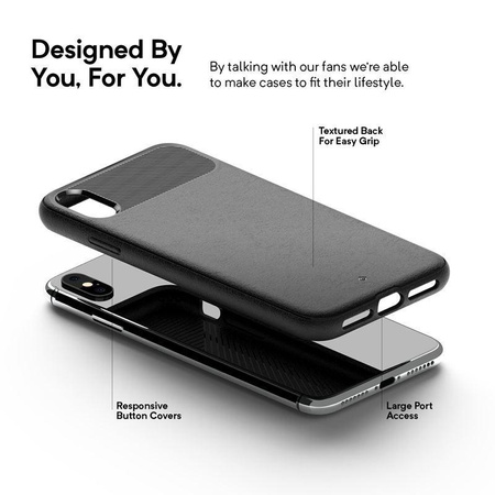 Case Case Vault de Caseology - Coque pour iPhone Xs Max (Noir)