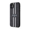 Guess 4G Printed Stripes MagSafe - iPhone 11 Case (Black)