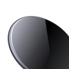 Crong PowerSpot Fast Wireless Charger – Aluminiowa ładowarka bezprzewodowa Qi 15W USB-C z powłoką ze szkła hartowanego (Shadow Black)