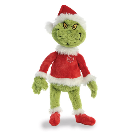 Maskotka Grinch dla Dziecka Zielony Mikołaj Oryginalny Pluszowy Grincz 43cm