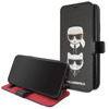 Karl Lagerfeld Booktype - iPhone 11 Pro Max Hülle mit Kartenfächern (Schwarz)