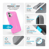 Speck Presidio2 Grip ClickLock & MagSafe - Coque pour iPhone 16 Plus (True Pink / Shocking Pink / White)
