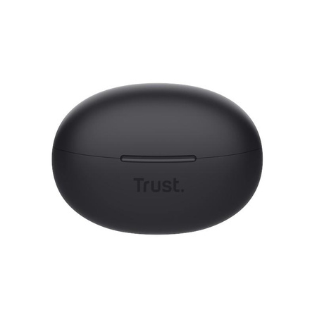 Trust Yavi - Bezdrátová sluchátka do uší TWS Bluetooth s nabíjecím pouzdrem a ENC (černá)