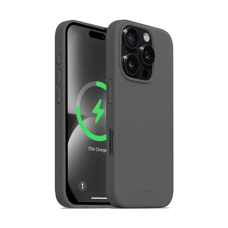 Crong Color Cover Magnetic - Custodia MagSafe per iPhone 16 Pro Max (Titanio)