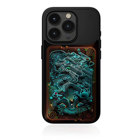 STM Reveal Warm MagSafe - pouzdro pro iPhone 15 (Black Realm)