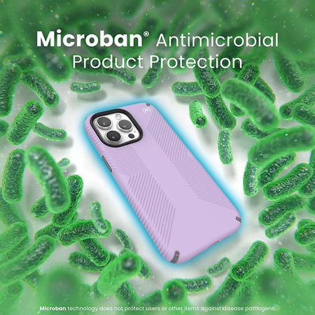 Speck Presidio2 Grip Magsafe - Etui iPhone 15 Pro Max (Spring Purple / Cloudy Grey / White)