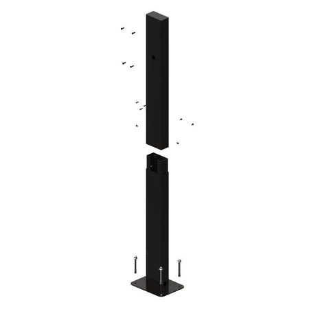 Green Cell - GC Habu Post mounting post for HabuDen Wallbox electric car charging station