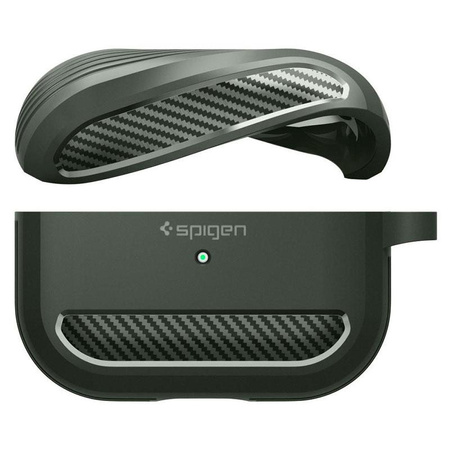 Spigen Rugged Armor - Étui pour Apple Airpods Pro (Vert)