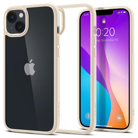 Spigen Ultra Hybrid - Case for iPhone 15 Plus / iPhone 14 Plus (Beige)