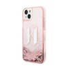 Karl Lagerfeld Liquid Glitter Big Logo Case - Coque pour iPhone 14 Plus (rose)
