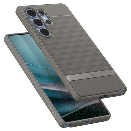 Spigen Parallax MagSafe - Etui pour Samsung Galaxy S25 Ultra (Gris cendré)
