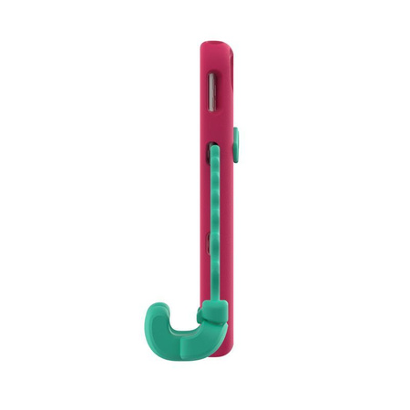 Speck Case-E - Étui pour iPad 10.2" 9 (2021) / 8 (2020) / 7 (2019) avec revêtement MICROBAN (Rouge / Vert menthe)