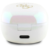 Guess 4G nyomtatott logó - TWS Bluetooth fejhallgató + töltőtáska (fehér)