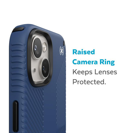 Speck Presidio2 Grip - Csúszásgátló tok iPhone 14 / iPhone 13 (Coastal Blue / Fekete / Fehér)