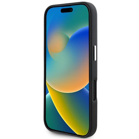 Karl Lagerfeld FW Metal Plate MagSafe - Case for iPhone 16 Plus (black)