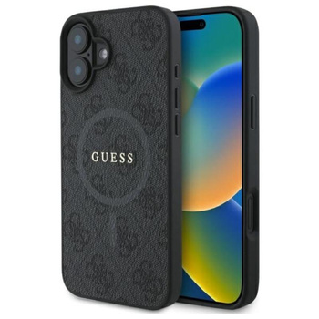 Guess 4G Ring Classic Logo MagSafe - iPhone 16 tok (fekete)