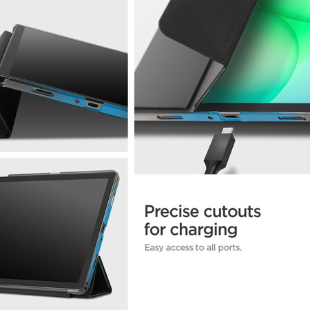Spigen Smart Fold - Pouzdro pro Samsung Galaxy Tab A11+ / A9+ (černé)