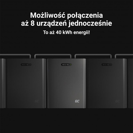 Green Cell - GC PowerNest Stockage d'énergie / Batterie LiFePO4 / 5kWh 48V