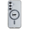 Karl Lagerfeld Taste Karl Kopf gedruckt Logo MagSafe - Samsung Galaxy S25 Fall (schwarz)